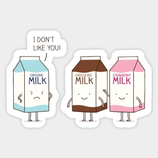 Milk intolerance Sticker